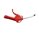 Shanneisi pneumatic dust blowing gun AR-TS red plastic air gun with short mouth and long mouth for dust removal, air blowing, and water removal Air duster short nozzle+8mm quick connector
