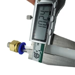 Pneumatic fitting push in quick connector fittings PL10-01