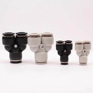 Pneumatic joint PY type three-way three-way push-in joint