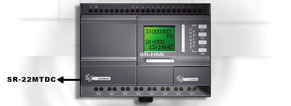 SR-22MTDC DC12/24V 14 points DC input (with 8 points analog ) , 8 points transistor output(NPN) PLC