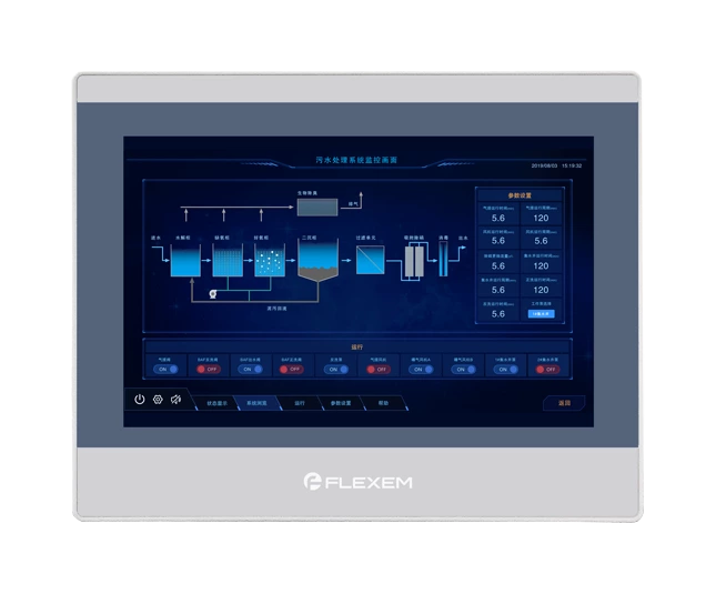 Flexem FE6100WE HMI Human Machine Interface 10.1” 16:9 TFT LCD Resistive Touchscreen Resolution 1024×600