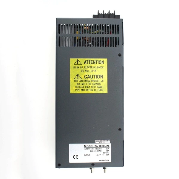 S-1000-24 High Quality 1000W 24VDC SMPS Switching Power Supply