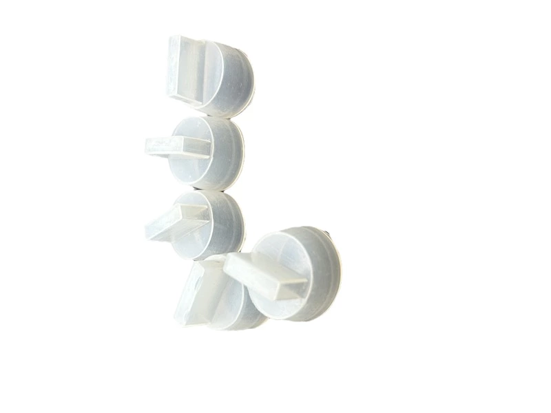 Knob silicone sleeve 16/22/30mm button waterproof cap, dustproof switch protective cover, transparent white sealing leather ring