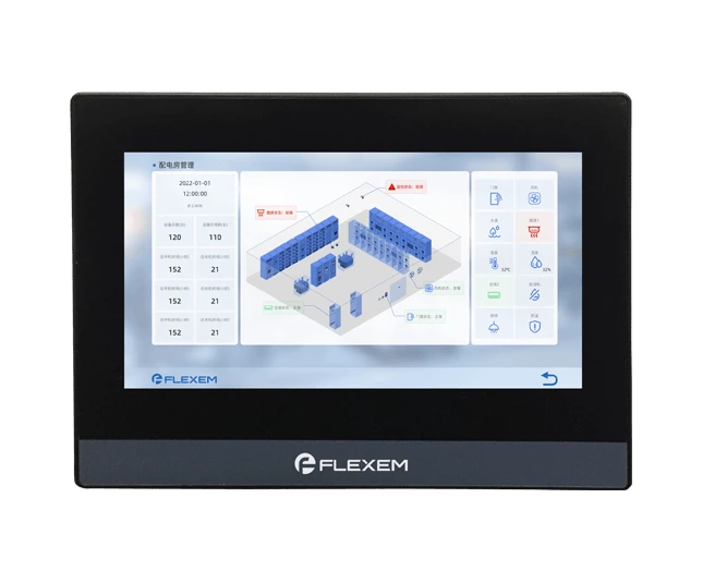Flexem FE6100C HMI 10.1” 16:9 TFT LCD Resistive Touchscreen Human Machine Interface Resolution 1024×600
