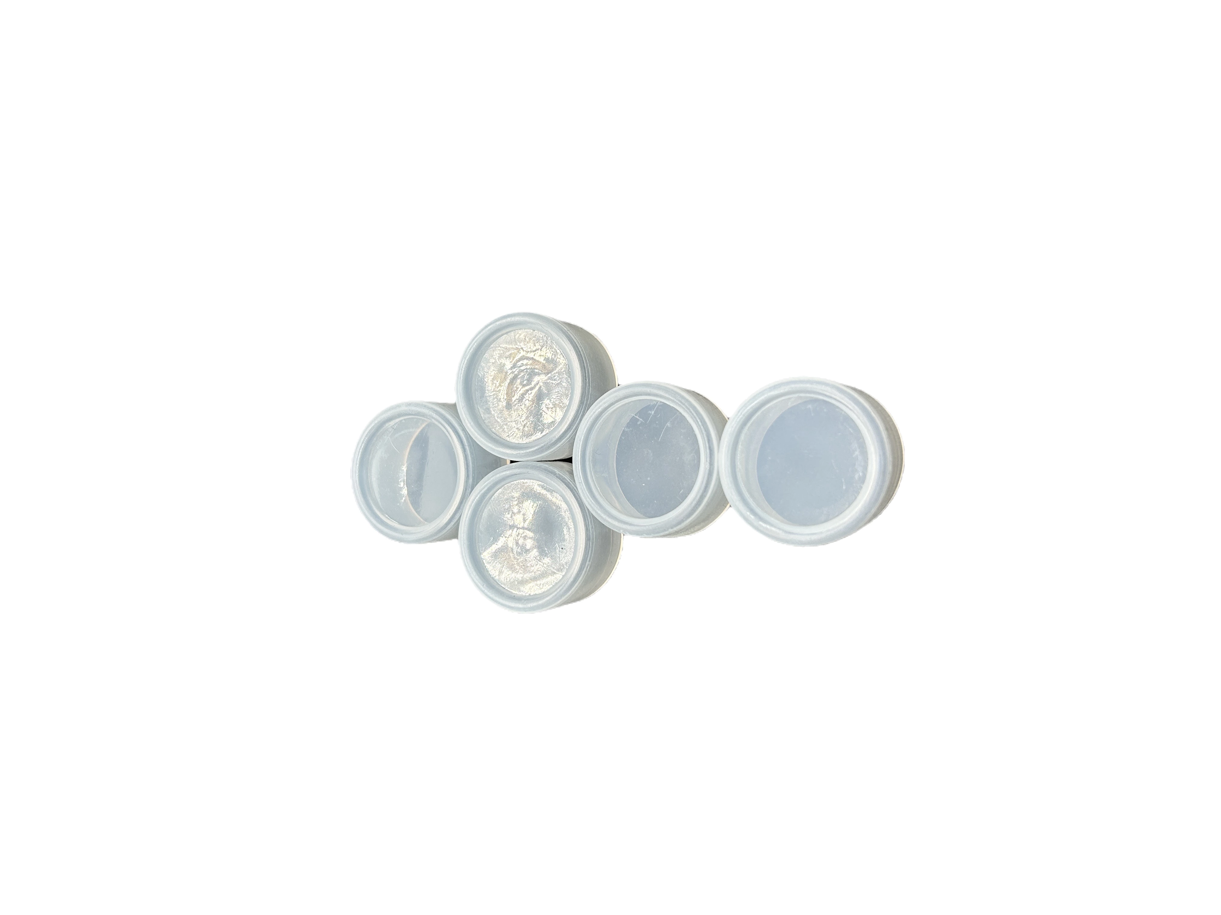 Circular silicone sleeve 22mm button waterproof cap, dustproof switch protective cover, transparent white sealing leather ring