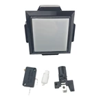 60*60 Arcade Button Game Machine with Light Button Switch White with Bracket Micro Light DC12V 3A