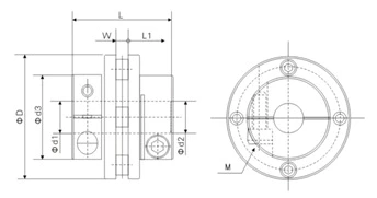 LE Series Gear Electric Motor Shaft Hight Rigid Metal Disk Coupling