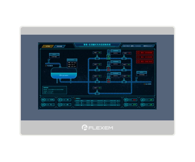 Flexem FE7070WE 7” 16:9 TFT LCD Resistive Touchscreen HMI Human Machine Interface