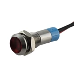 6mm Latching Led Illuminated Stainless Steel Signal Lamp DC12V Small Mini Metal Push Button Switch Yellow Indicator Lamp