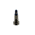 flat head Pin type 1NO copper nickel plated DC12V Metal button indicator light without wire