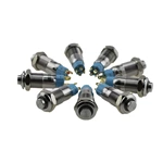 10mm Waterproof LED Flat High Head Metal Push Button Switch