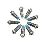 10mm Waterproof LED Flat High Head Metal Push Button Switch
