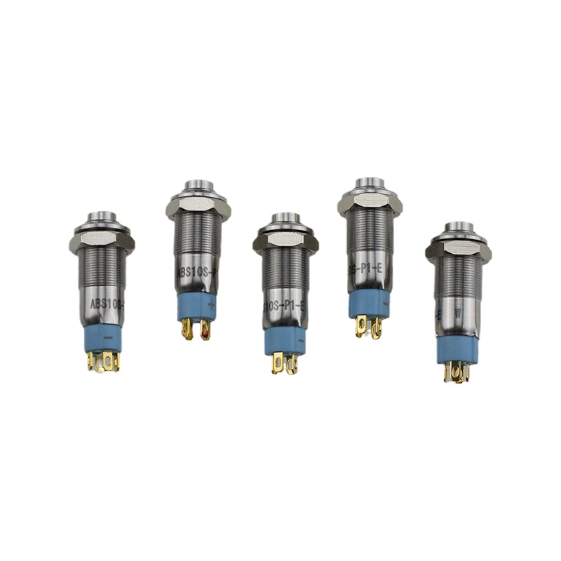 10mm Waterproof LED Flat High Head Metal Push Button Switch