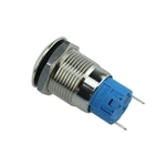 Flat Round Button 2Pin 12mm 36V Led Waterproof Metal Push Button Switch ON OFF