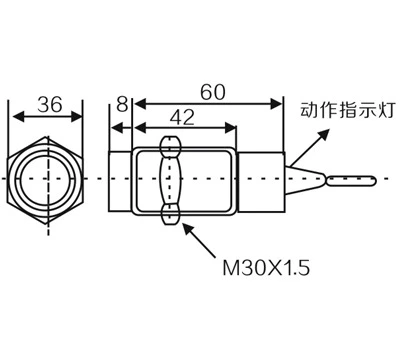 CM30-3020NC capacitance proximity switch sensor
