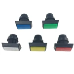 33*50 Rectangular Arcade Button Game Machine with Light Button Switch Red with Bracket Micro Light DC12V 3A