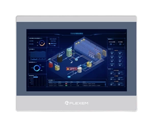 Flexem FE6100W HMI 10.1” 16:9 TFT LCD Resistive Touchscreen Human Machine Interface Resolution 1024×600