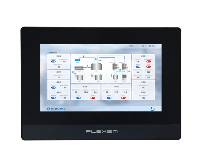 Flexem FE7070C 7” 16:9 TFT LCD Human Machine Interface HMI Touchscreen