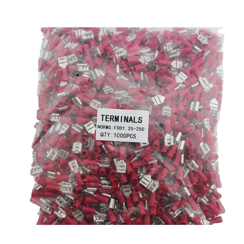 22-16AWG Wire Connector Terminal Plug Female Insulated Electrical Crimp Wire Splice Insulation Terminal