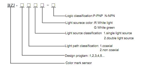 BZJ-311 optical switch Color Mark Sensor