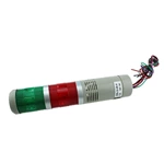 STP5-12-GR-H 50mm Buzzer 12VDC 2layer LED Signal Tower Flashing Warning Light