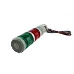 STP5-12-GR-H 50mm Buzzer 12VDC 2layer LED Signal Tower Flashing Warning Light