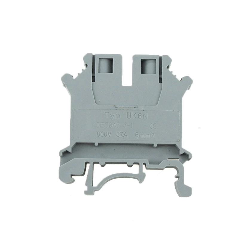 UK6N Screw Clamp Din Rail Terminal Block terminal block connector