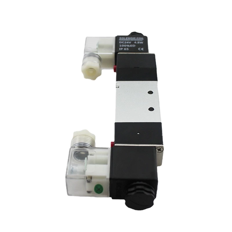 solenoid valve 4V200 Series 5/2 way IP65 AC220V,AC110V, AC24V, DC24V, DC12V