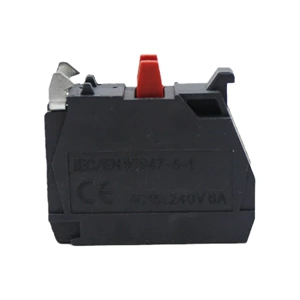 Contact Element Push Button Parts LAY4 Series No/Nc with Red Contact Base