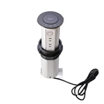 Pop up socket by voice command WiFi Smart Motorized Socket QI wireless charger Intelligent Elevation Electrical Outlet Motorized Lift