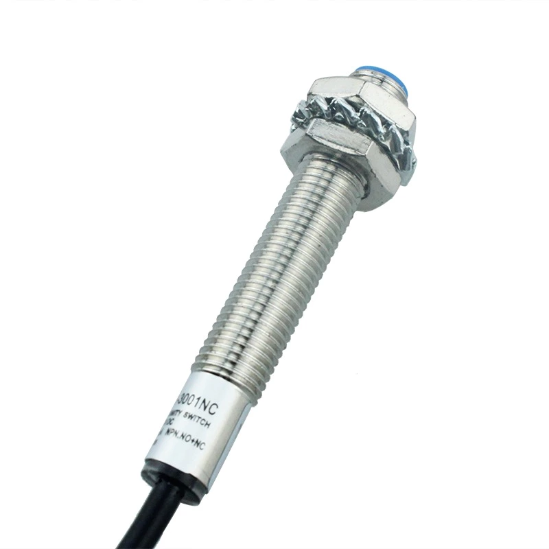 LM8-3001NC M8 NO NC IP67 M8 Inductive Proximity Sensor with 4m Cable