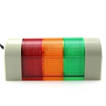 Semi-circular steady warning light 3 layer warning light with buzzer