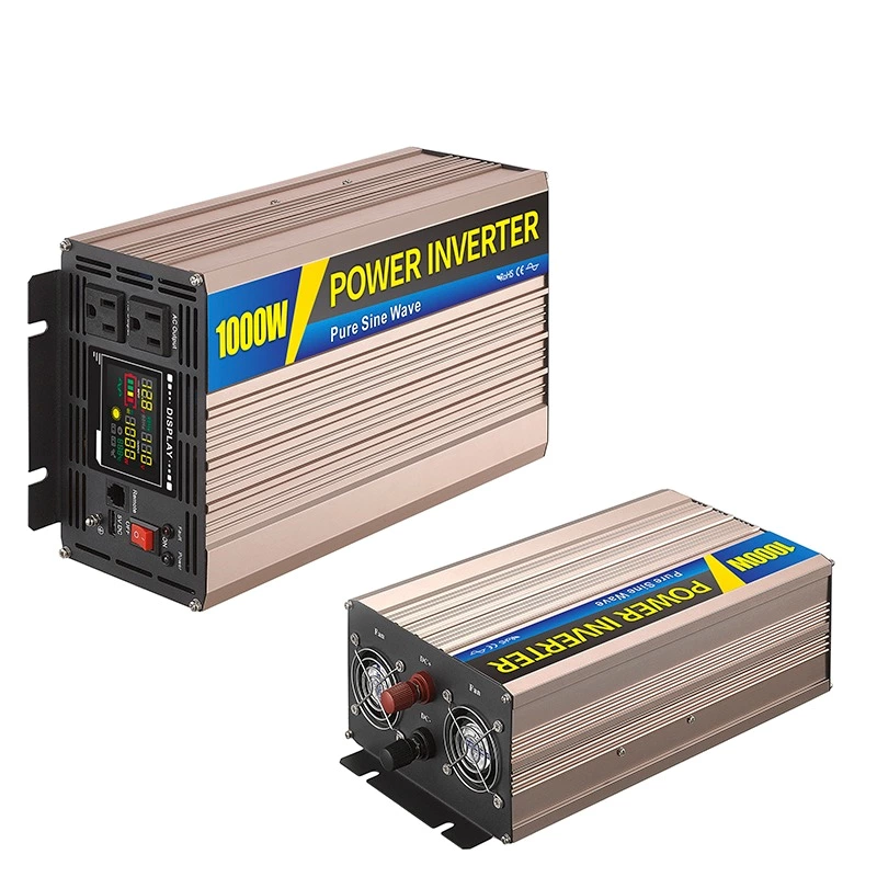 Pure Sine Wave Inverter SGPE 1000w 12/24/48VDC (Color display and remote control is optional)