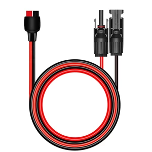 45A Anderson To MC4 Photovoltaic Connector Mobile Energy Storage Battery Power Charging Cable 2m