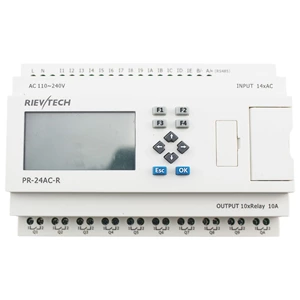 Micro PLC Rievtech Programmable relay PR24-AC-R Small Relay with Expandable Mini PLC