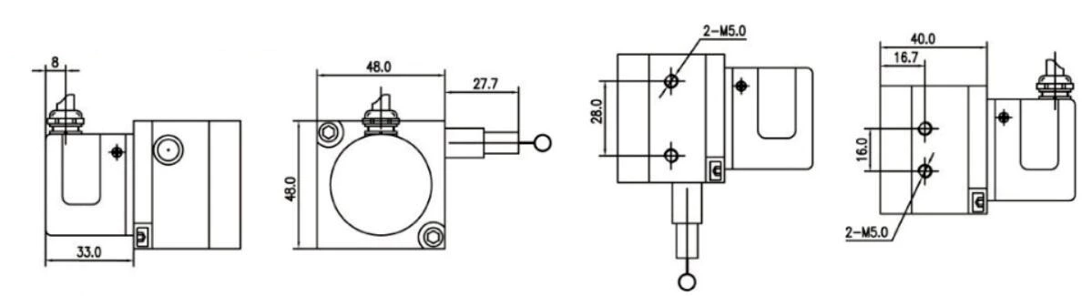YMR series linear encoder Potentiometer rotary encoder