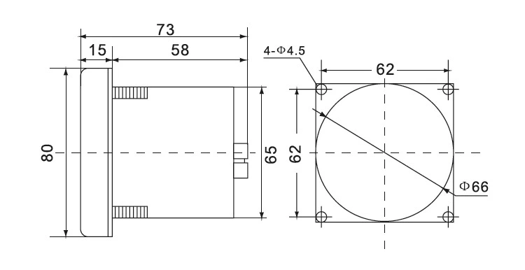HRB-KM Panel Type Multi Tone Alarm