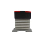 Black and Red SSR-120DA Integrated Single-phase Solid State Relay with Heat Sink