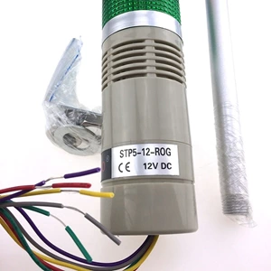 LED signal tower light 50mm STP5-12-ROG DC12V