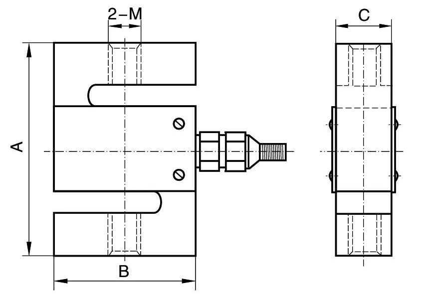TJL-10T 10T Wight Steel Alloy Material Load Cell Sensor