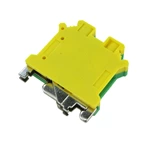 USLKG10N Screw 10mmq Din-rail Earth Clamp Terminal Block