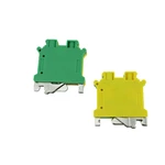 USLKG10N Screw 10mmq Din-rail Earth Clamp Terminal Block