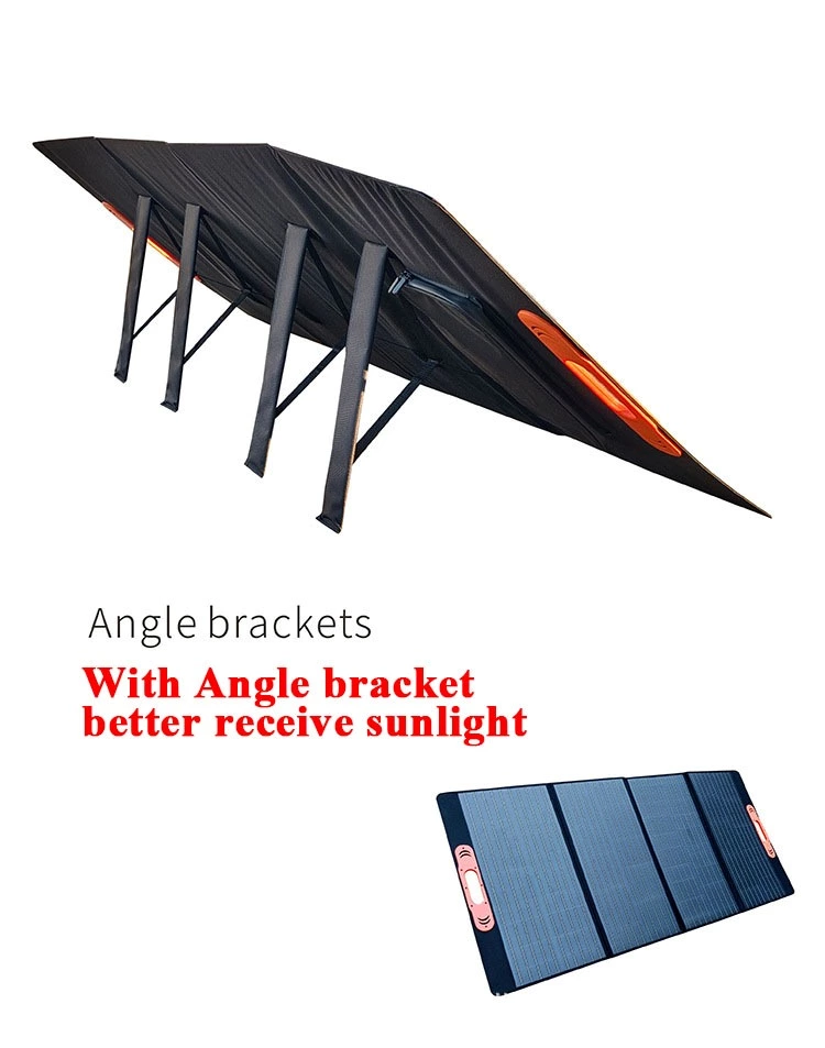 YC200W4ZBS 200W Solar Panel Waterproof Folding Solar Charging Panel for Mobile Power Supply