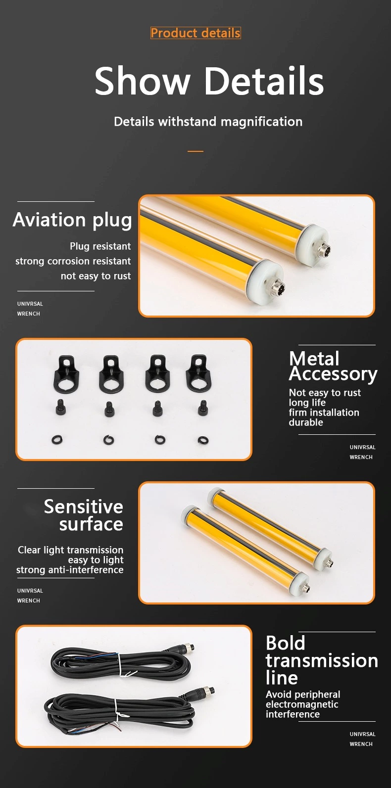 SCE WATERPROOF TYPE Light Curtain Sensor SCE Series