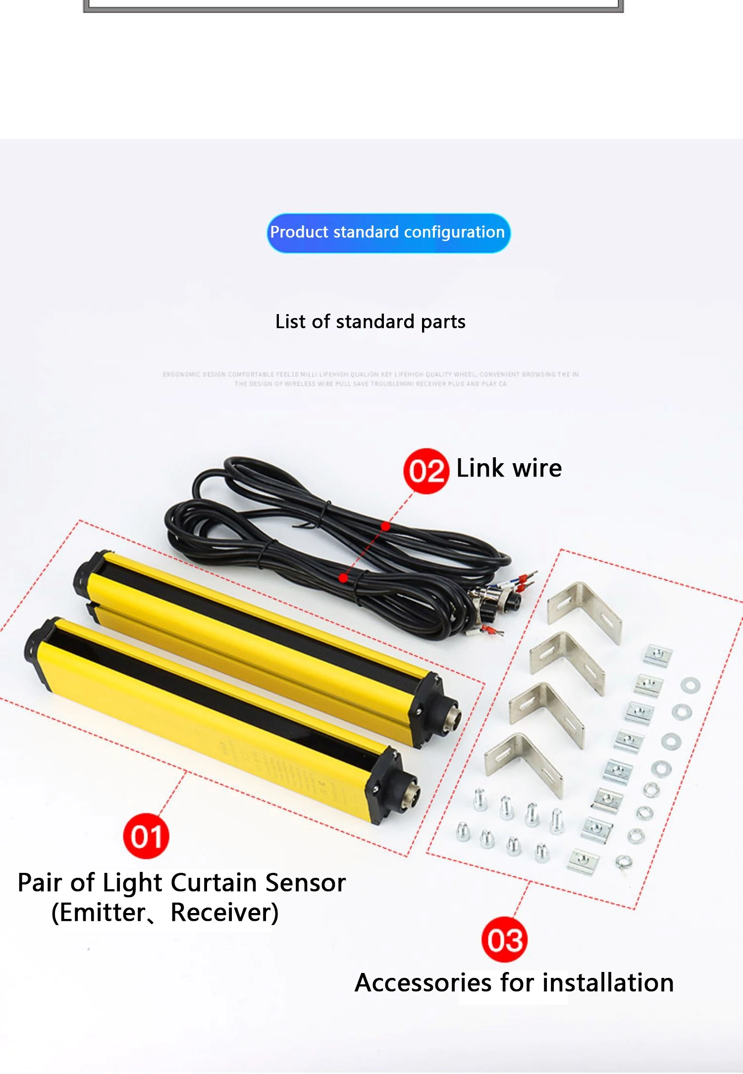 SCF RUGGED TYPE Light Curtain Sensor SCF Series