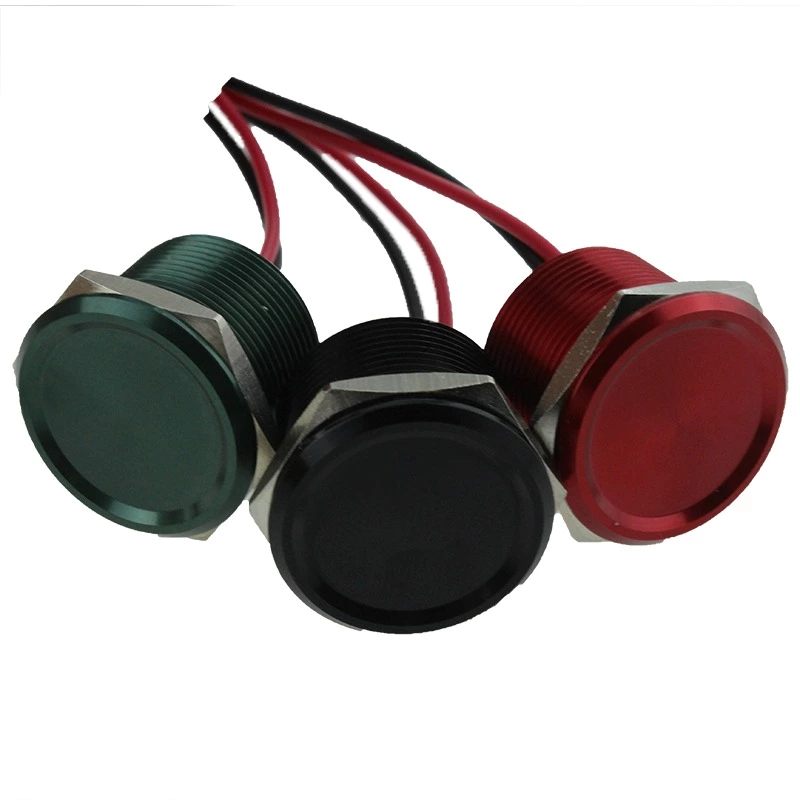 No Lamp Piezo Switch Aluminum Piezo Switch