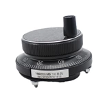 Handlewheel Generator Pulse 60mm 100ppr Black Metal Jog Encoder YMA600-MB-100B-5L