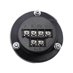 Handlewheel Generator Pulse 60mm 100ppr Black Metal Jog Encoder YMA600-MB-100B-5L