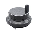 Handlewheel Generator Pulse 60mm 100ppr Black Metal Jog Encoder YMA600-MB-100B-5L