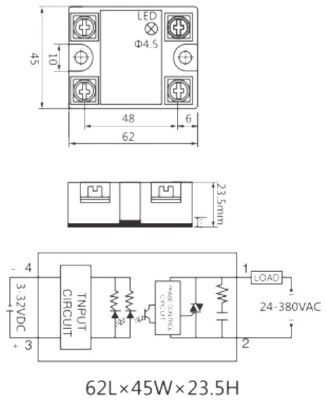 SSR-4875AA Solid State Relay